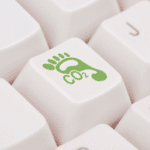 digitalni otisak - zelena oznaka na tipkovnici