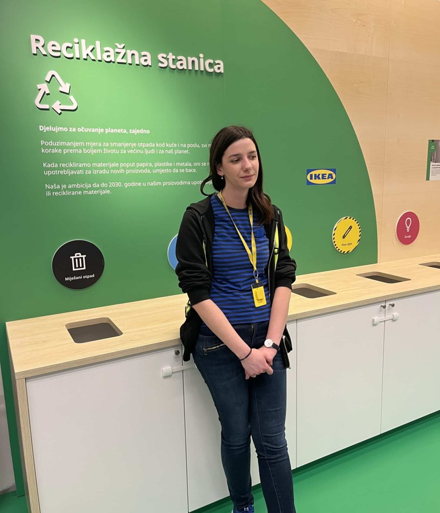 Sanja Končar na održivoj turi po robnoj kući IKEA Zagreb